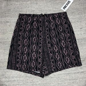 Pacsun Highwaist Tribal Print Shorts